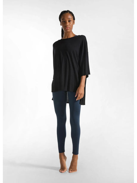 T-shirt Deha OVERSIZE YOGA Donna - Nero