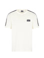 T-shirt Ea7 Train Logo Braided Tape Uomo - Bianco