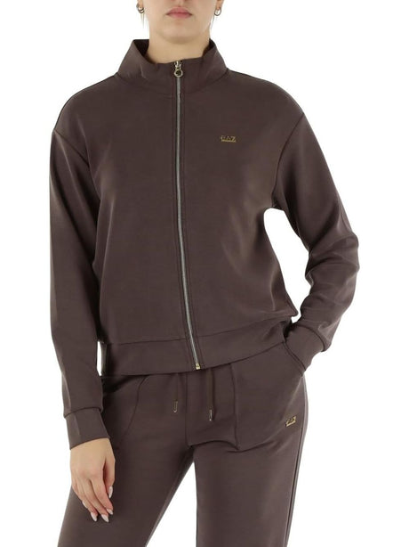 Felpa Ea7 Donna - Cioccolato