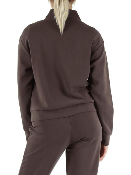 Felpa Ea7 Donna - Cioccolato