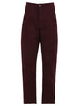 Pantalone European Culture Donna - Bordeaux