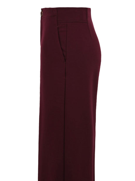 Pantalone European Culture Donna - Bordeaux