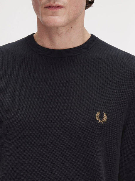 Pullover Fred Perry Uomo - Nero