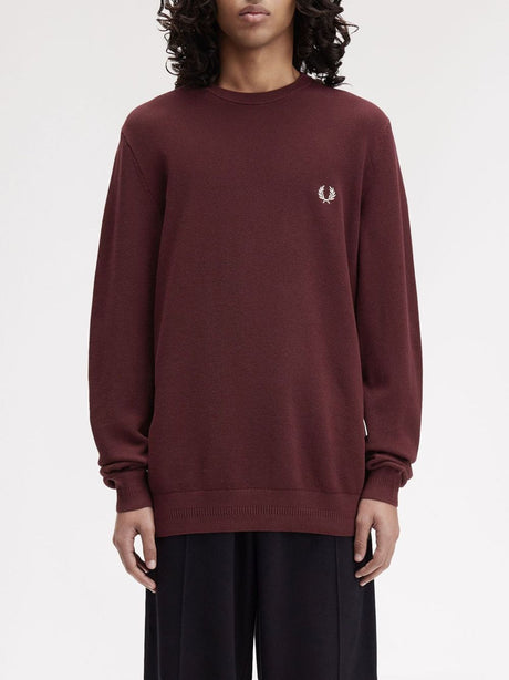 Pullover Fred Perry Uomo - Bordeaux