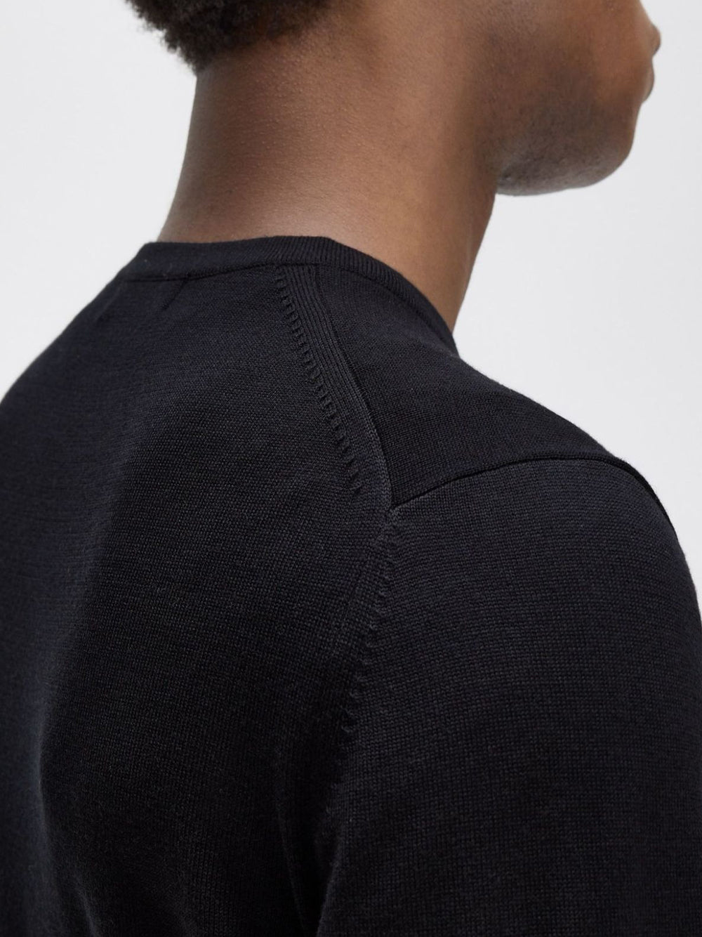 Pullover Fred Perry Classic Crew Neck Jumper Uomo - Nero