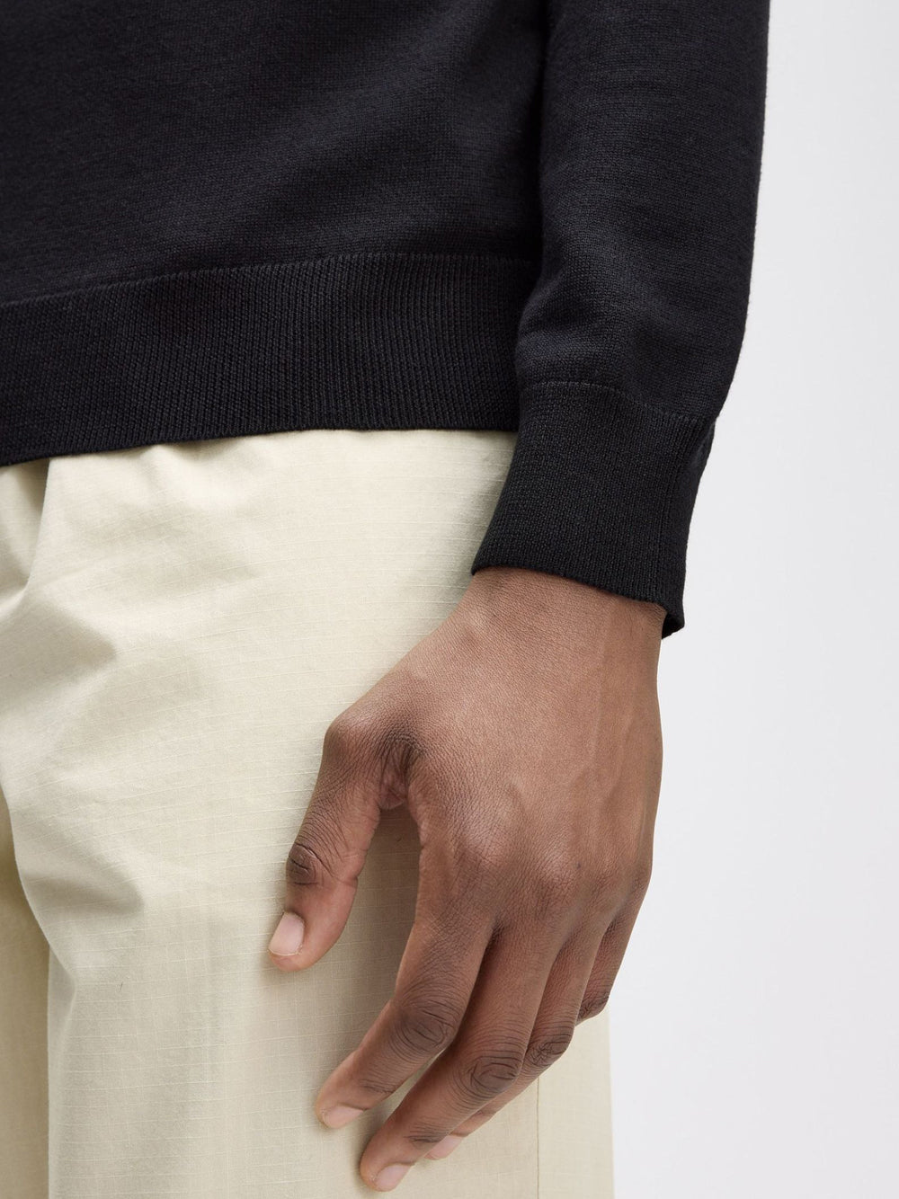 Pullover Fred Perry Classic Crew Neck Jumper Uomo - Nero