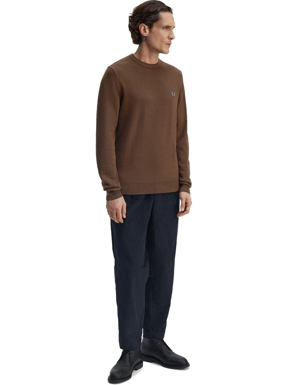 Pullover Fred Perry Uomo - Marrone