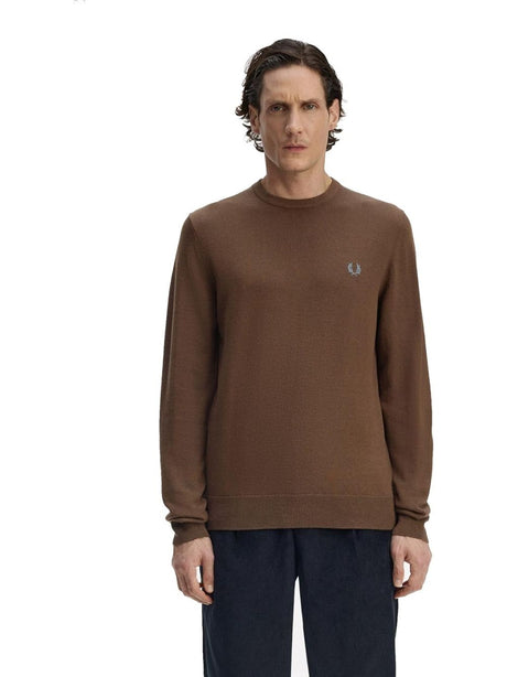 Pullover Fred Perry Uomo - Marrone
