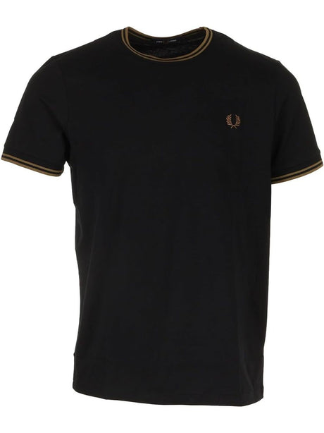 T-shirt Fred Perry Uomo - Nero