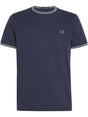 T-shirt Fred Perry Uomo - Blu