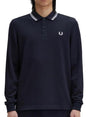Polo Fred Perry Ls Twin Tipped Shirt Uomo - Blu