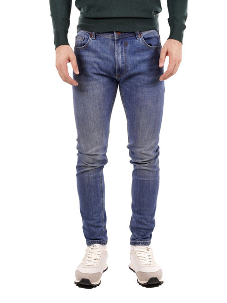 Jeans Gianni Lupo BRUCE regular fit medium wash Uomo - Denim