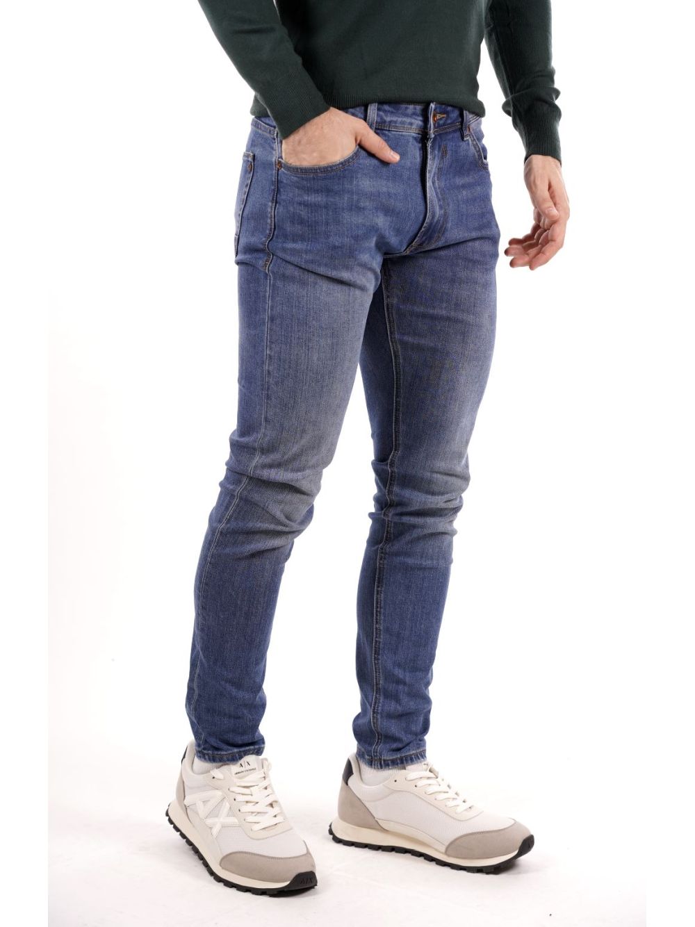 Jeans Gianni Lupo BRUCE regular fit medium wash Uomo - Denim