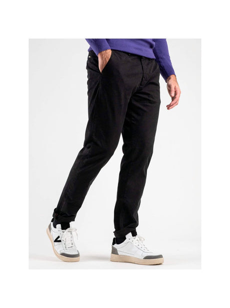 Pantalone Gianni Lupo chino stretch Uomo - Nero