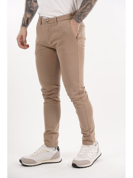 Pantalone Gianni Lupo chino stretch Uomo - Marrone