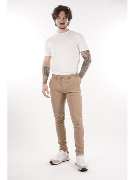 Pantalone Gianni Lupo chino stretch Uomo - Marrone