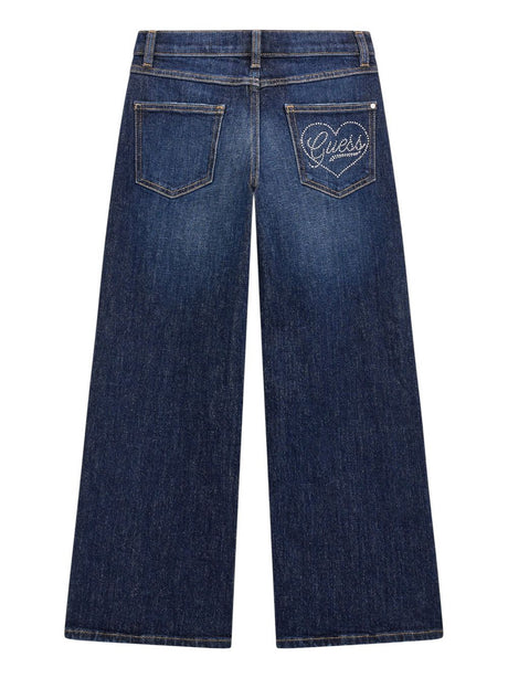 Jeans Guess 90s low waist cmf Bambina - Verde