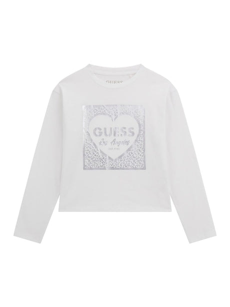 T-shirt Guess Bambina - Bianco