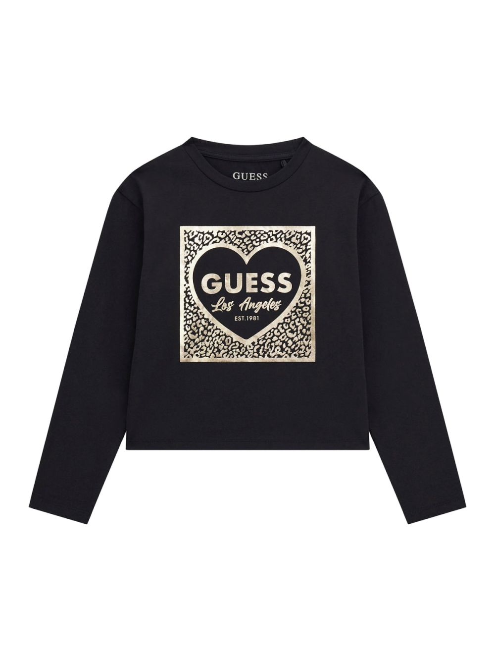 T-shirt Guess Bambina - Nero