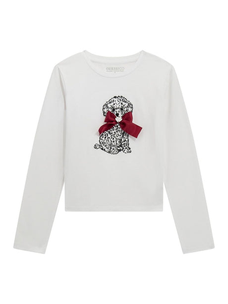 T-shirt Guess Bambina - Bianco