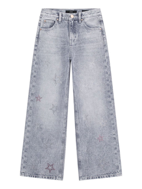 Jeans Guess grey rcd dnm Bambina - Grigio