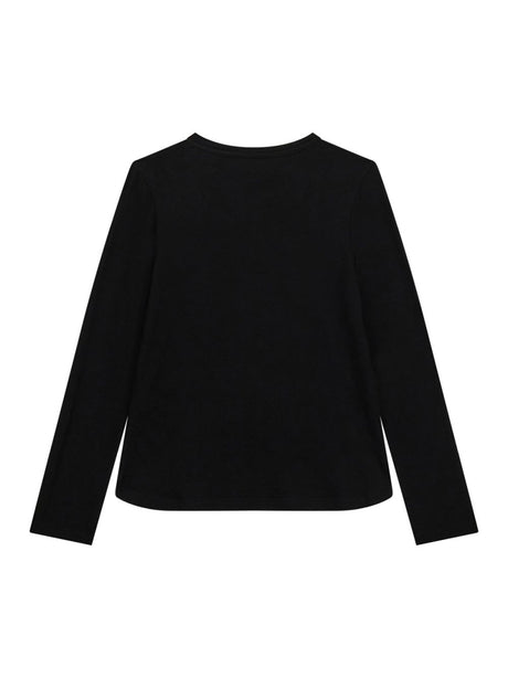 T-shirt Guess Bambina - Nero