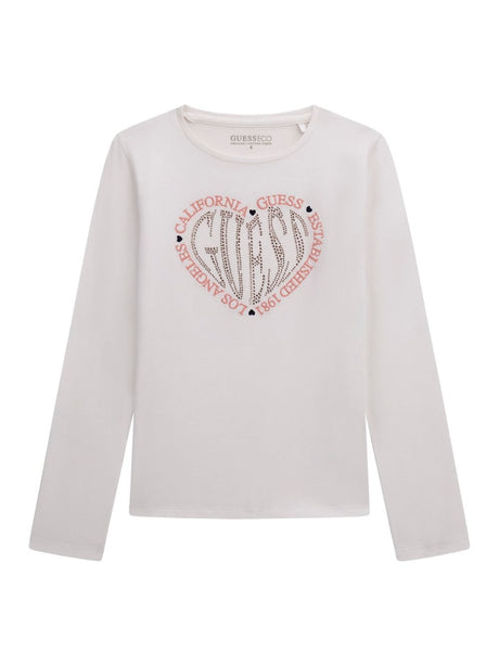 T-shirt Guess Bambina - Bianco