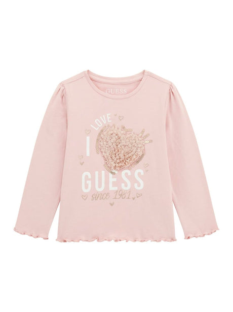 T-shirt Guess Bambina - Rosa