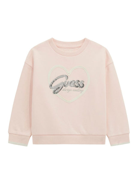 Felpa Guess Bambina - Rosa