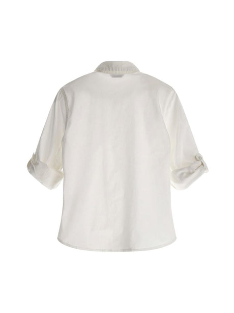 Camicia Guess str poplin adj Bambino - Bianco