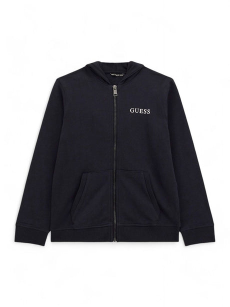 Felpa Guess zip up Bambino - Nero
