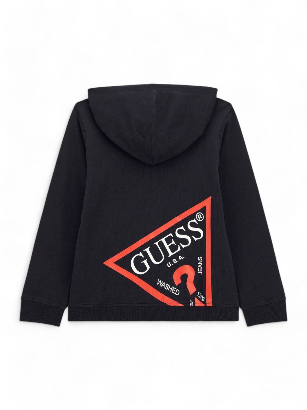 Felpa Guess zip up Bambino - Nero