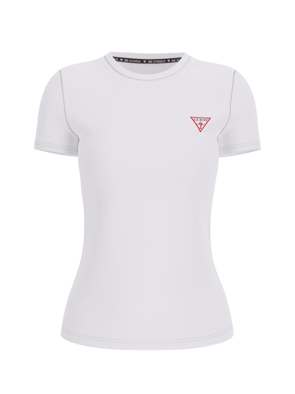 T-shirt Guess Mini Tringle Donna - Bianco