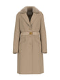 Giubbotto Guess New Patrice Belted Coat Donna - Marrone