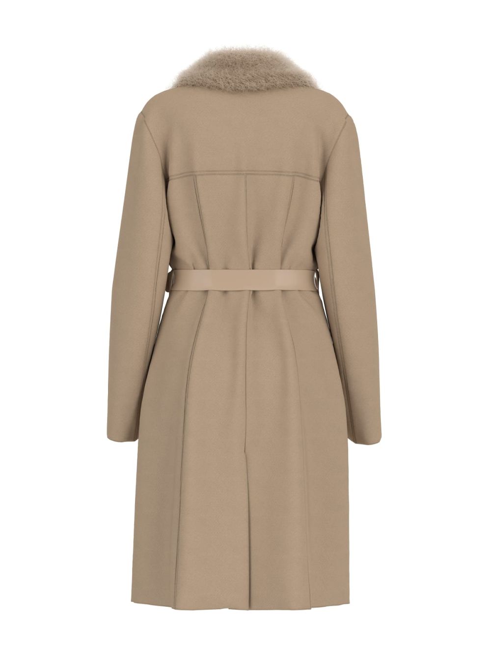 Giubbotto Guess New Patrice Belted Coat Donna - Marrone