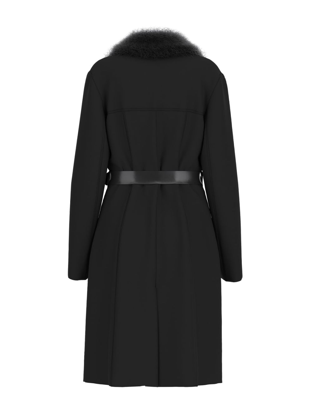 Giubbotto Guess New Patrice Belted Coat Donna - Nero
