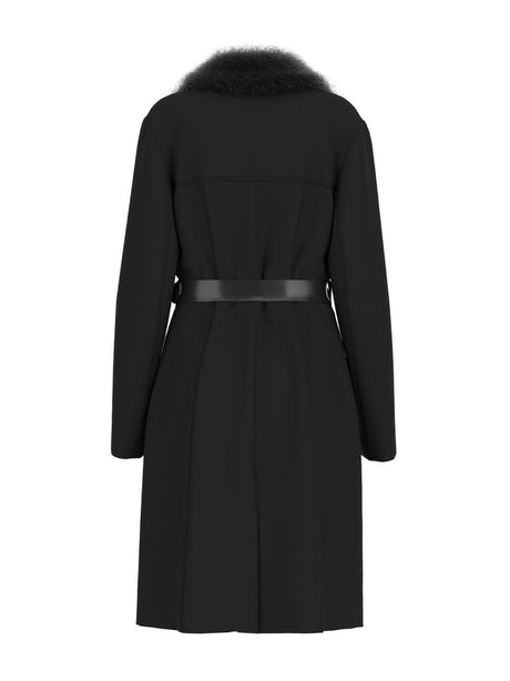 Giubbotto Guess New Patrice Belted Coat Donna - Nero