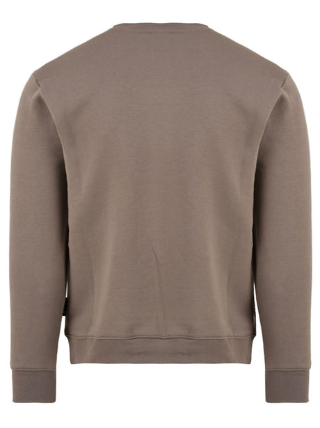 Felpa Icon GIROCOLLO C/LOGO GRANDE Uomo - Grigio