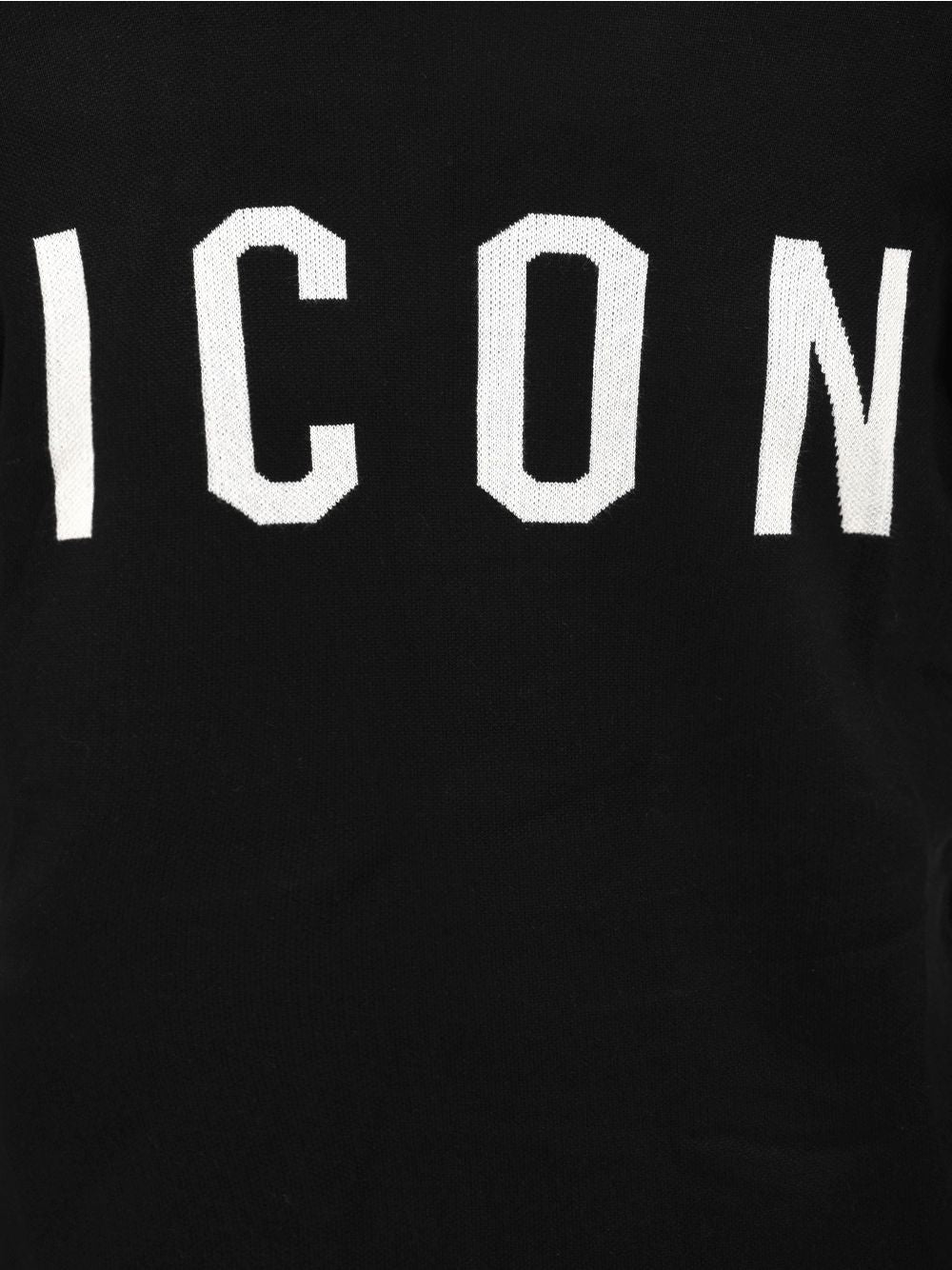 Pullover Icon GIROCOLLO C/LOGO CLASSICO Uomo - Nero