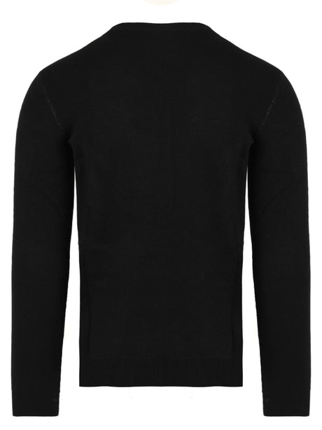 Pullover Icon GIROCOLLO C/LOGO CLASSICO Uomo - Nero
