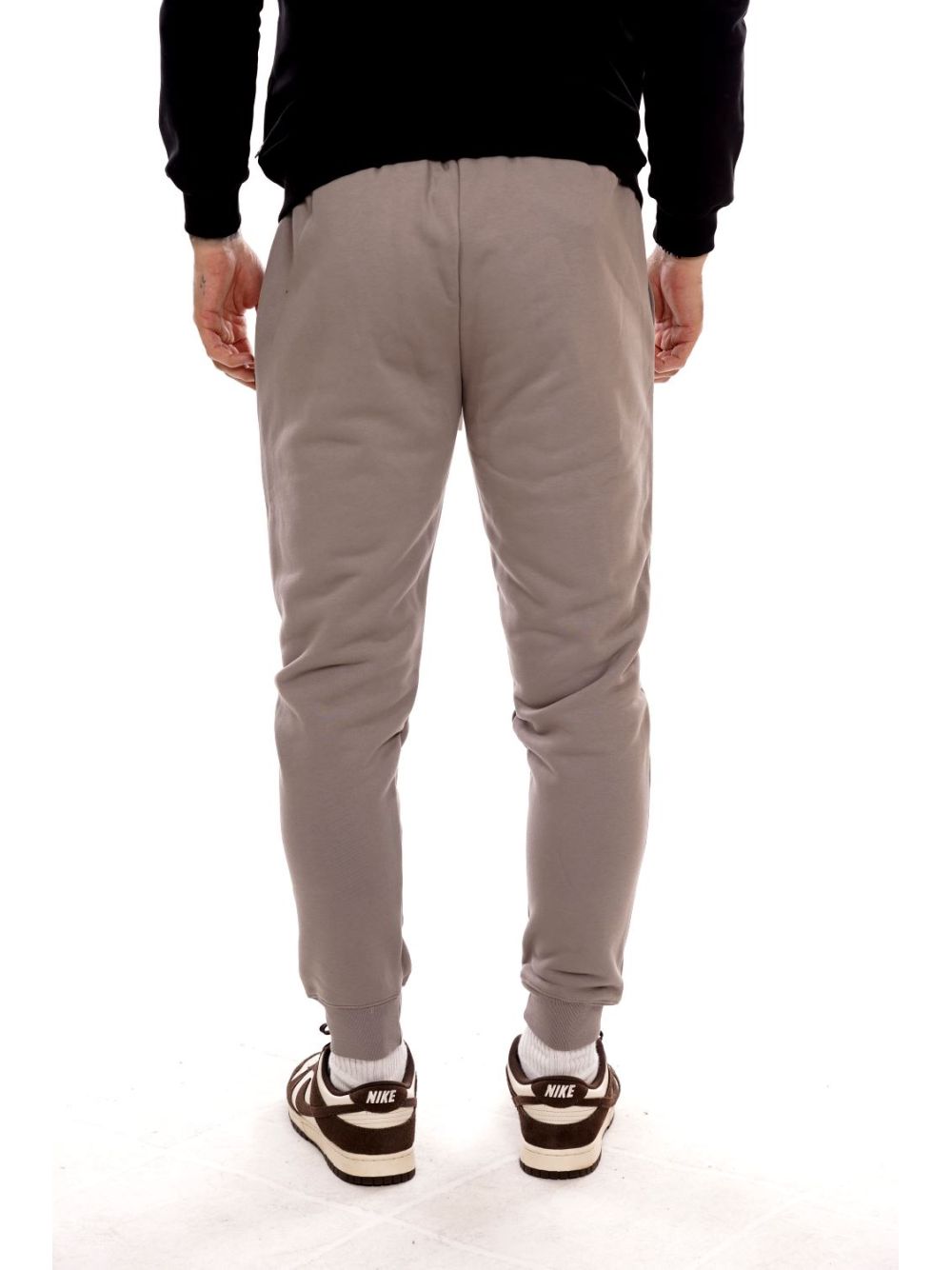 Pantalone Felpa Icon LOGO GRANDE SU GAMBA Uomo - Grigio