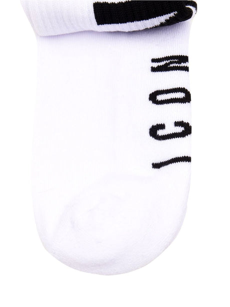 Calze Icon SPUGNA C/LOGO GRANDE VERTICALE Uomo - Bianco