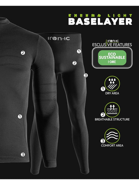 Intimo Sci IroN-ic irn icone 2.3 Uomo - Nero