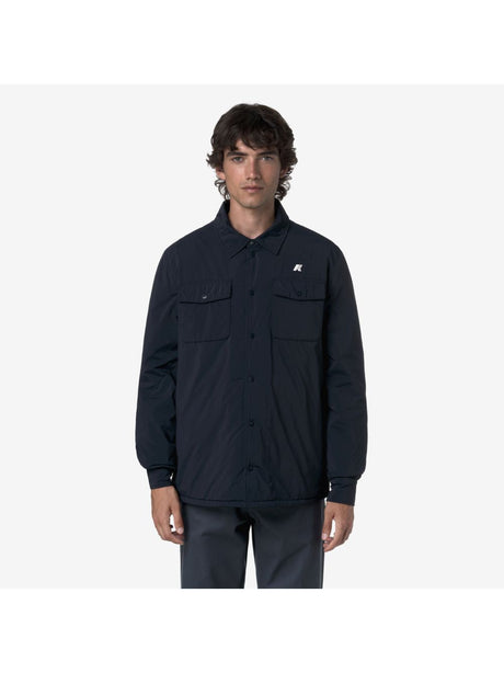 Giubbotto K-Way UMBERT PLAIN WARM Uomo - Blu