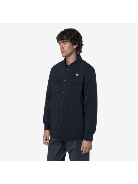 Giubbotto K-Way UMBERT PLAIN WARM Uomo - Blu