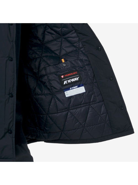 Giubbotto K-Way UMBERT PLAIN WARM Uomo - Blu