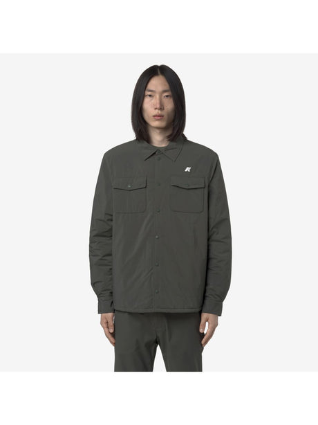 Giubbotto K-Way UMBERT PLAIN WARM Uomo - Verde