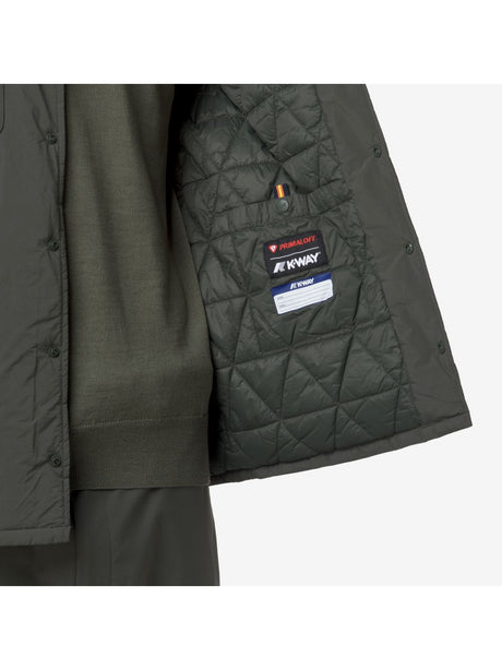 Giubbotto K-Way UMBERT PLAIN WARM Uomo - Verde