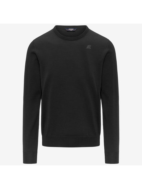 Pullover K-Way SEBASTIEN MERINO Uomo - Nero