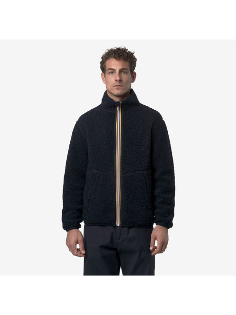 Pile K-Way PASCAL SHERPA POLAR DOUBLE Uomo - Blu